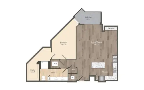 The McAdams at Memorial City Houston Apartments Floor Plan 12