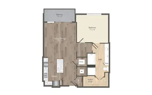 The McAdams at Memorial City Houston Apartments Floor Plan 15