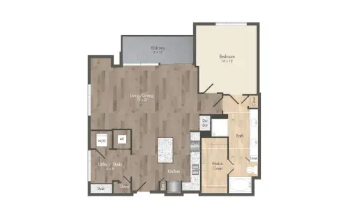 The McAdams at Memorial City Houston Apartments Floor Plan 18