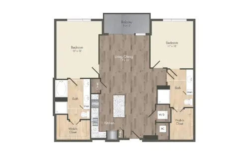 The McAdams at Memorial City Houston Apartments Floor Plan 24