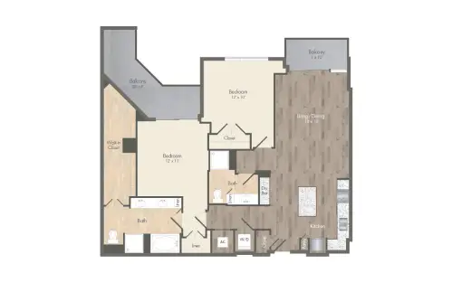 The McAdams at Memorial City Houston Apartments Floor Plan 27