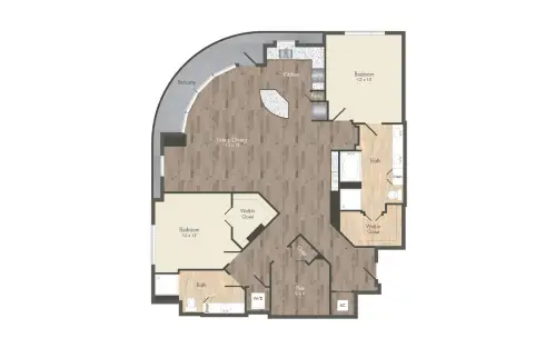 The McAdams at Memorial City Houston Apartments Floor Plan 33