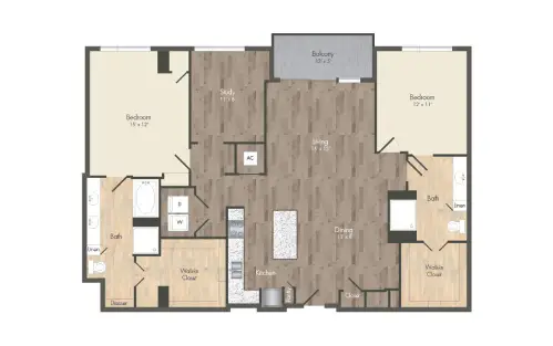The McAdams at Memorial City Houston Apartments Floor Plan 34