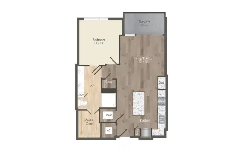 The McAdams at Memorial City Houston Apartments Floor Plan 4