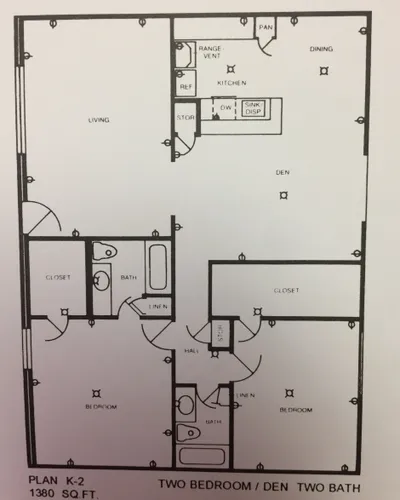 Three Fountains One Houston Apartment Floor Plan 4