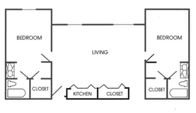 Treemont Senior Living Houston Apartment Floor Plan 15