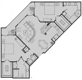 Tuscany Court Apartments Houston Apartments Floor Plan 11