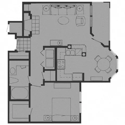 Tuscany Gate Apartments Houston Apartments Floor Plan 3