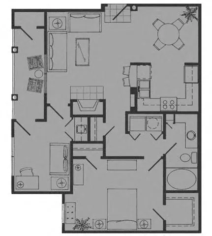 Tuscany Gate Apartments Houston Apartments Floor Plan 4