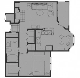 Tuscany Lane Apartments Houston Apartments Floor Plan 2