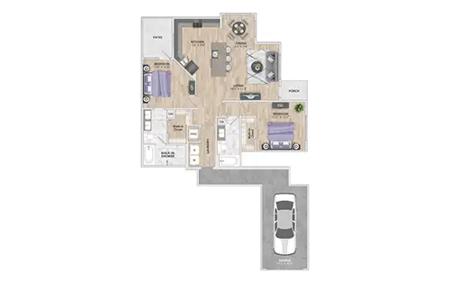 Vida at Georgetown Rise Apartments FloorPlan 5