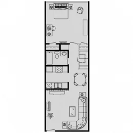 Waters of Winrock Apartments Apartments Floor Plan 2