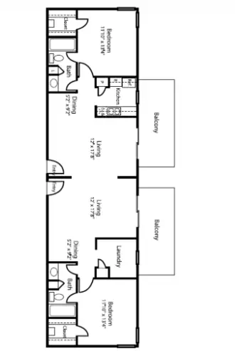 Westmount At Braesridge Houston Apartment Floor Plan 11