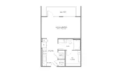 1879 at the Grid Houston Apartments Floor Plan 1