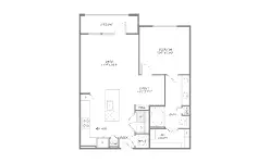 1879 at the Grid Houston Apartments Floor Plan 11