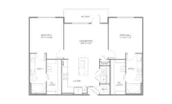 1879 at the Grid Houston Apartments Floor Plan 13