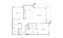 1879 at the Grid Houston Apartments Floor Plan 14