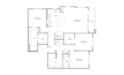 1879 at the Grid Houston Apartments Floor Plan 17