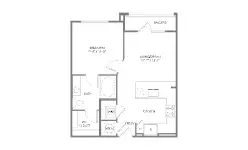 1879 at the Grid Houston Apartments Floor Plan 2