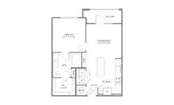1879 at the Grid Houston Apartments Floor Plan 4