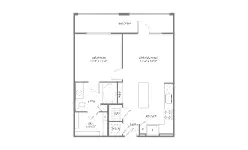 1879 at the Grid Houston Apartments Floor Plan 5