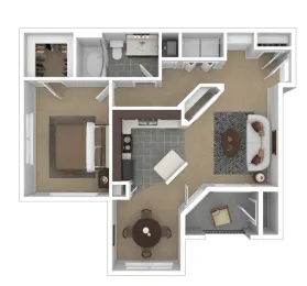 3101 Place Apartments Houston Floor Plan 4