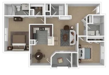 3101 Place Apartments Houston Floor Plan 7