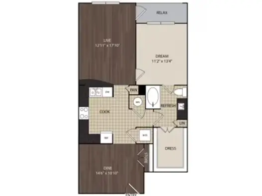 5755 Hermann Park Houston Apartment Floor Plan 8