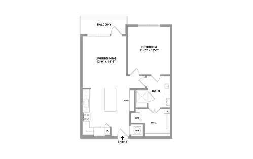 Arc at the Grid Houston Apartment Floor Plan 18
