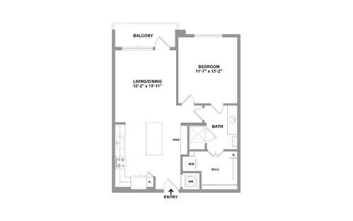 Arc at the Grid Houston Apartment Floor Plan 20