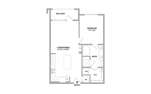 Arc at the Grid Houston Apartment Floor Plan 23