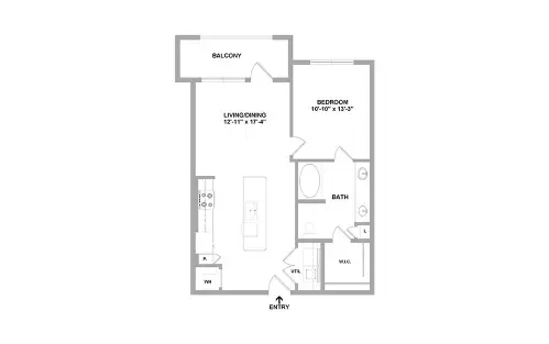 Arc at the Grid Houston Apartment Floor Plan 26