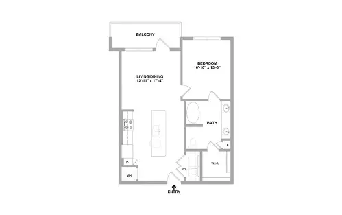 Arc at the Grid Houston Apartment Floor Plan 27