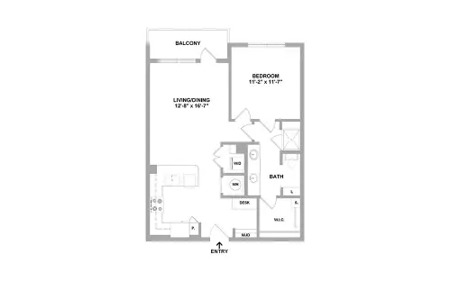 Arc at the Grid Houston Apartment Floor Plan 28