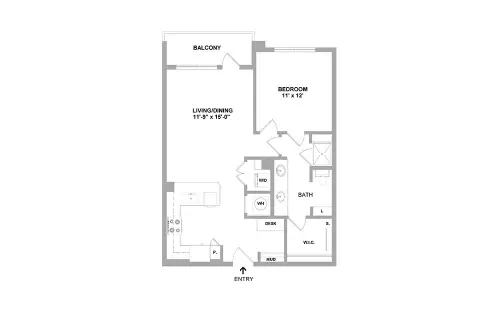 Arc at the Grid Houston Apartment Floor Plan 30