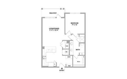 Arc at the Grid Houston Apartment Floor Plan 31