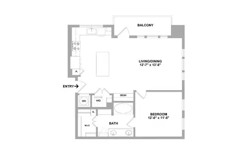 Arc at the Grid Houston Apartment Floor Plan 32