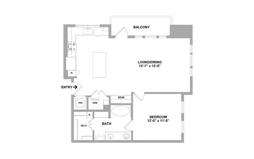 Arc at the Grid Houston Apartment Floor Plan 37