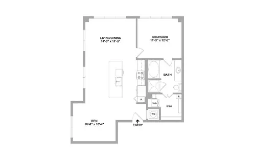 Arc at the Grid Houston Apartment Floor Plan 38