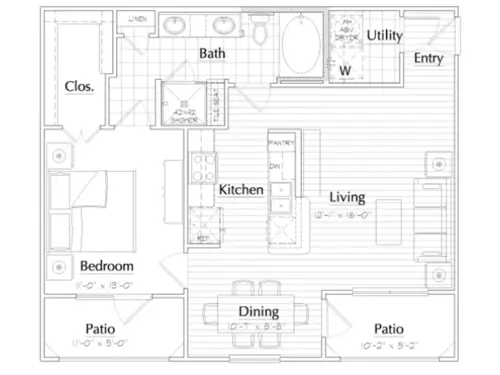 Aria at Rollingbrook Floorplan 1