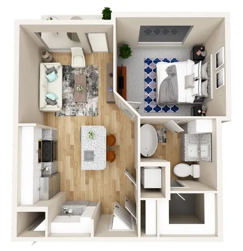 Ascend at the Fount Rise Apartments FloorPlan 1