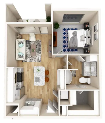 Ascend at the Fount Rise Apartments FloorPlan 2