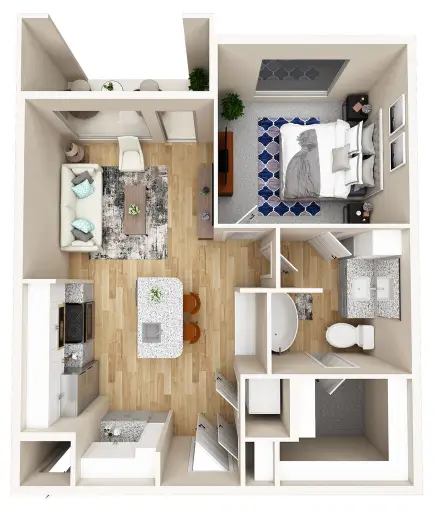 Ascend at the Fount Rise Apartments FloorPlan 3