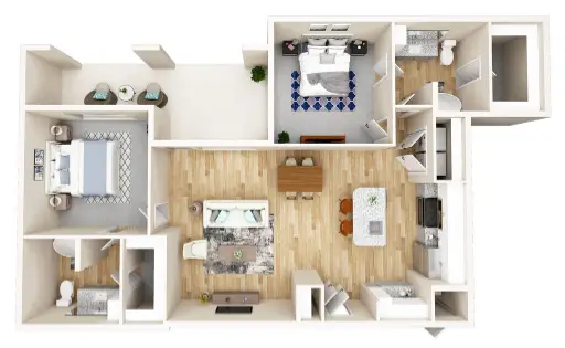Ascend at the Fount Rise Apartments FloorPlan 7