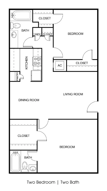 Avaya Stafford Houston Apartment Floor Plan 3