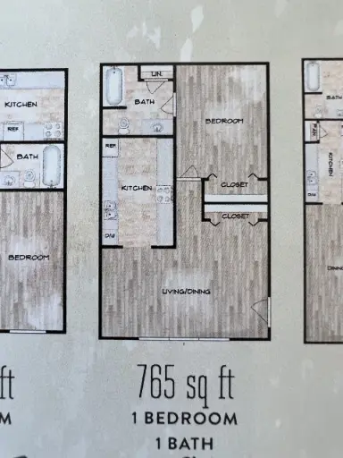 Bellaire Woods Houston Apartment Floor Plan 2