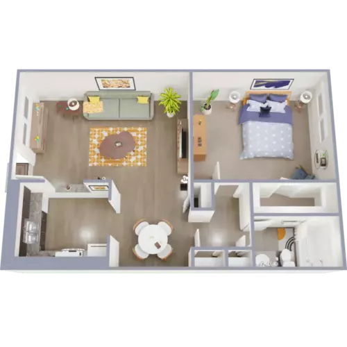 Bellestone Villas Apartments Floorplan 2