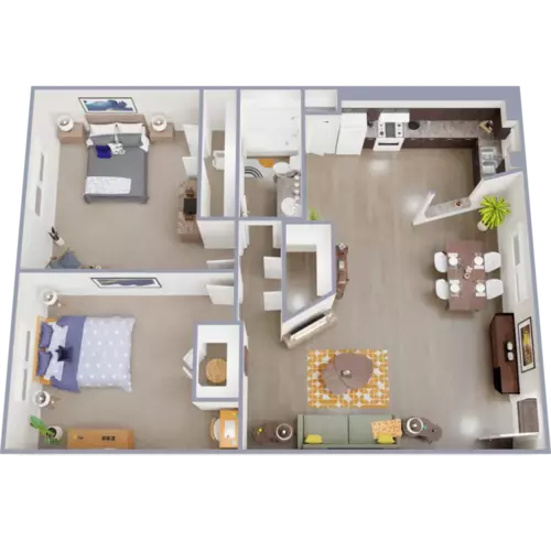 Bellestone Villas Apartments Floorplan 3