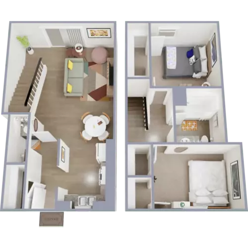 Bellestone Villas Apartments Floorplan 4