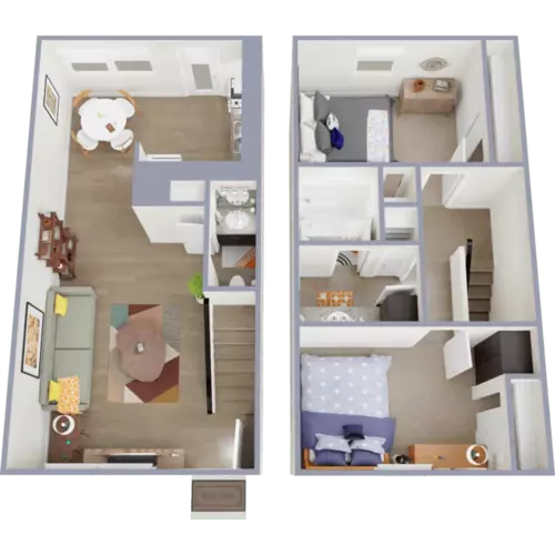 Bellestone Villas Apartments Floorplan 5